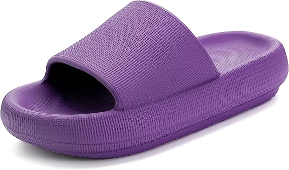 Pillow Slippers for Women and Men | House Slides Shower Sandals | Cushioned Thick Sole